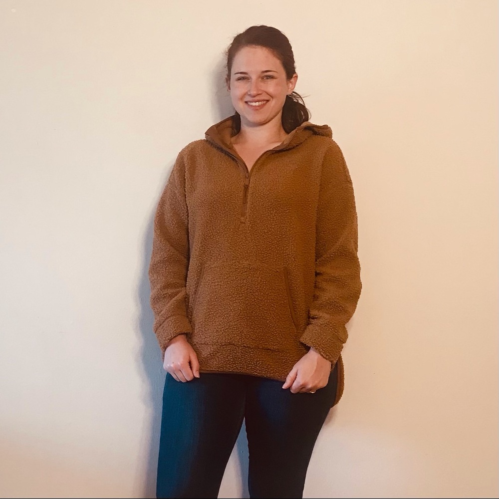 Sherpa Half-Zip Hoodie